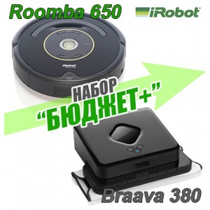 Набор "Бюджет+" Roomba 651 + Braava 390T